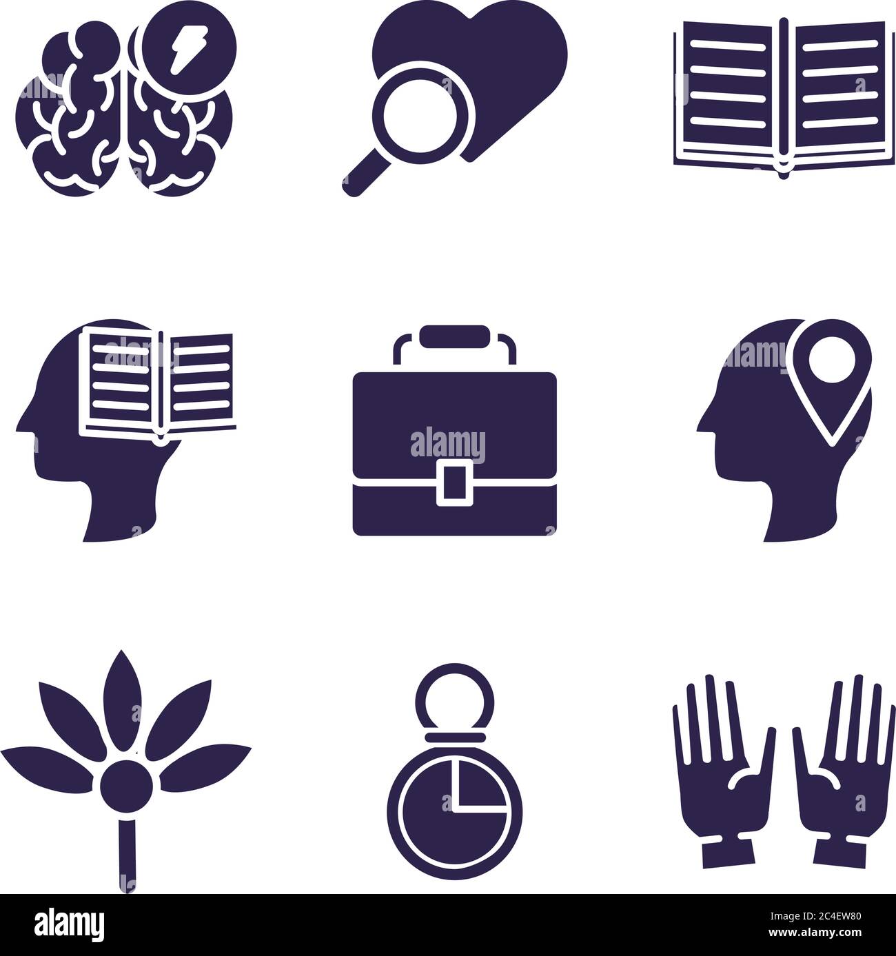 bundle of anger set icons vector illustration design Stock Vector