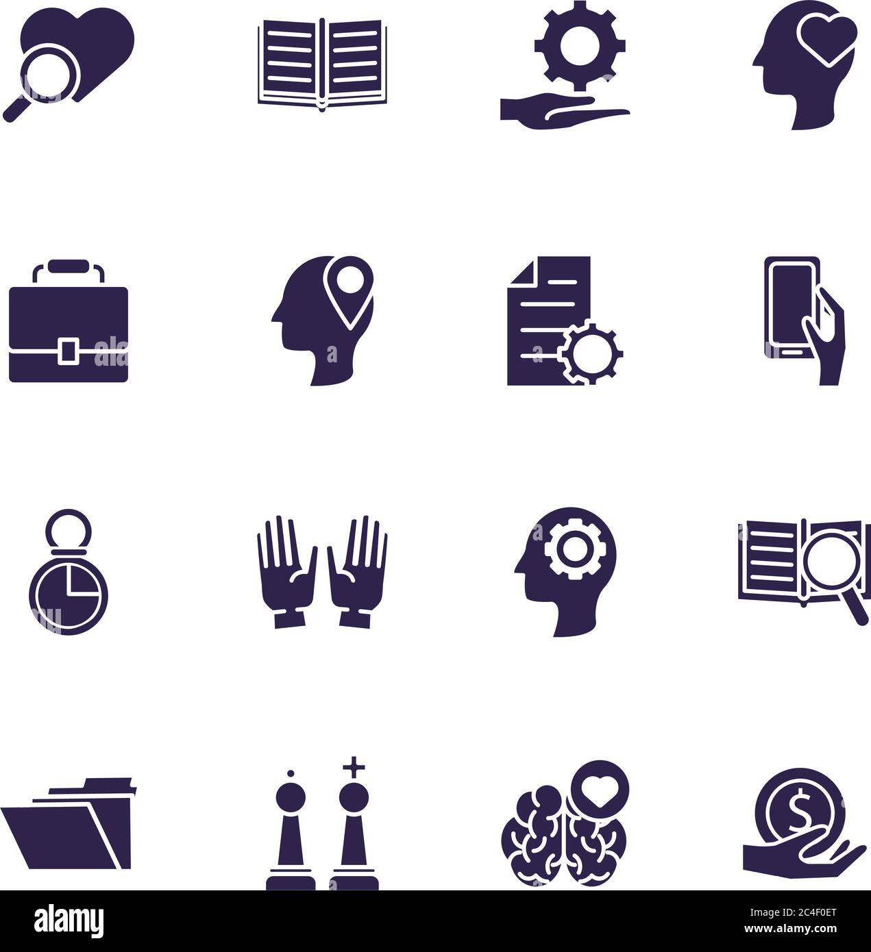 bundle of anger set icons vector illustration design Stock Vector