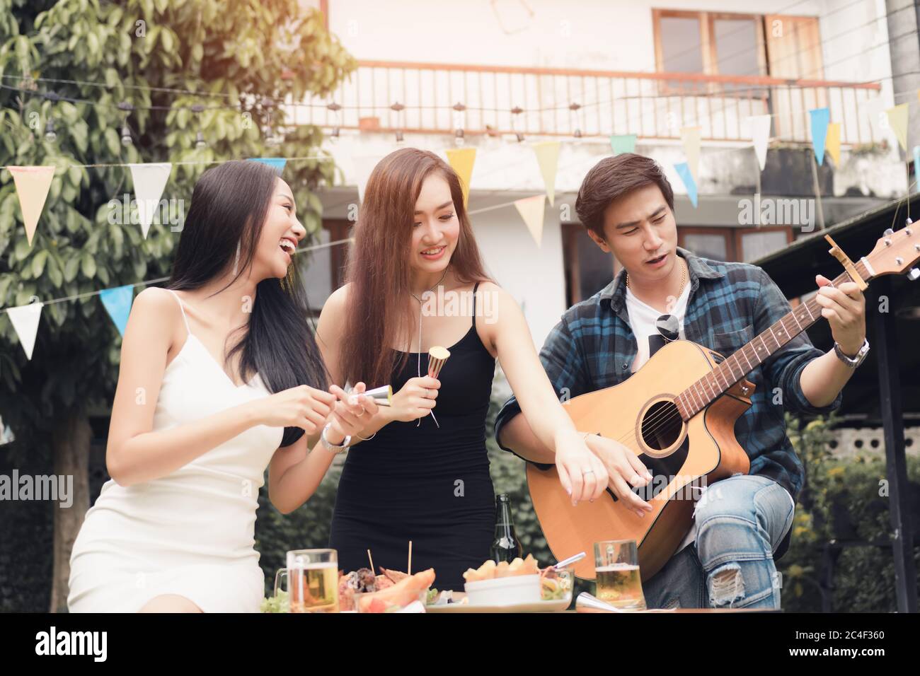 Asian music festival teenagers hi-res stock photography and images - Alamy