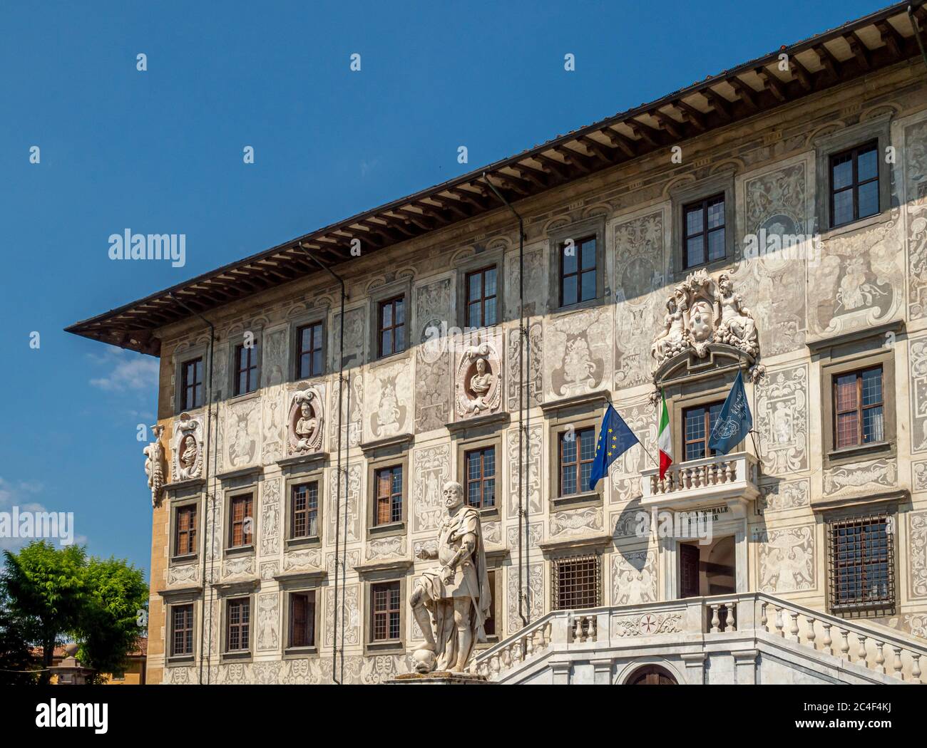 Giorgio Vasari's Palazzo della Carovana, Pisa, Italy. Stock Photo