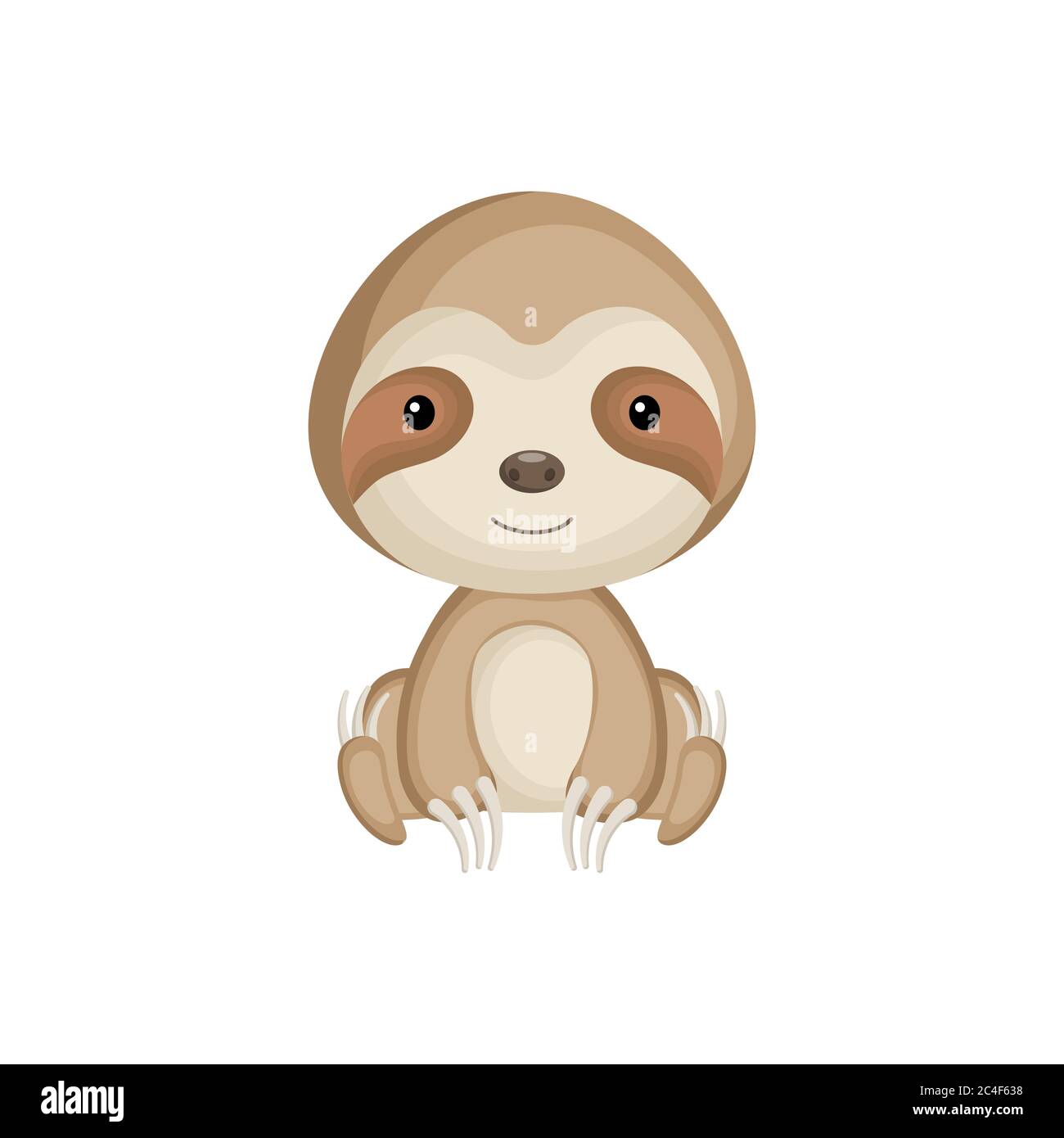 baby sloth cartoon