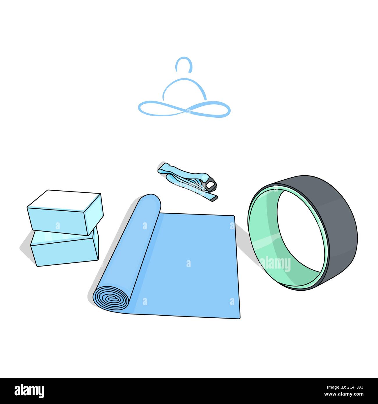 Exercise props Stock Vector Images - Alamy
