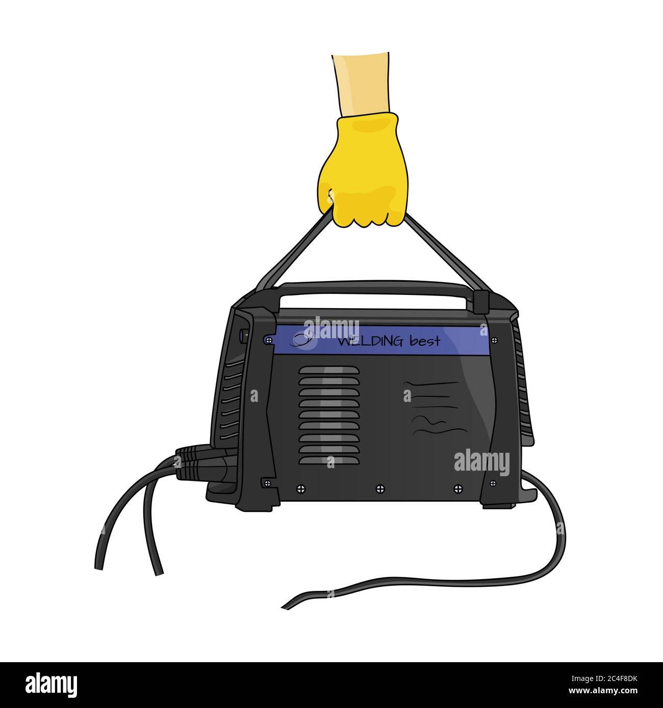 Details 66+ welding machine sketch in.eteachers