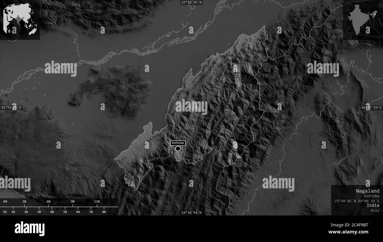 nagaland-state-of-india-grayscaled-map-with-lakes-and-rivers-shape