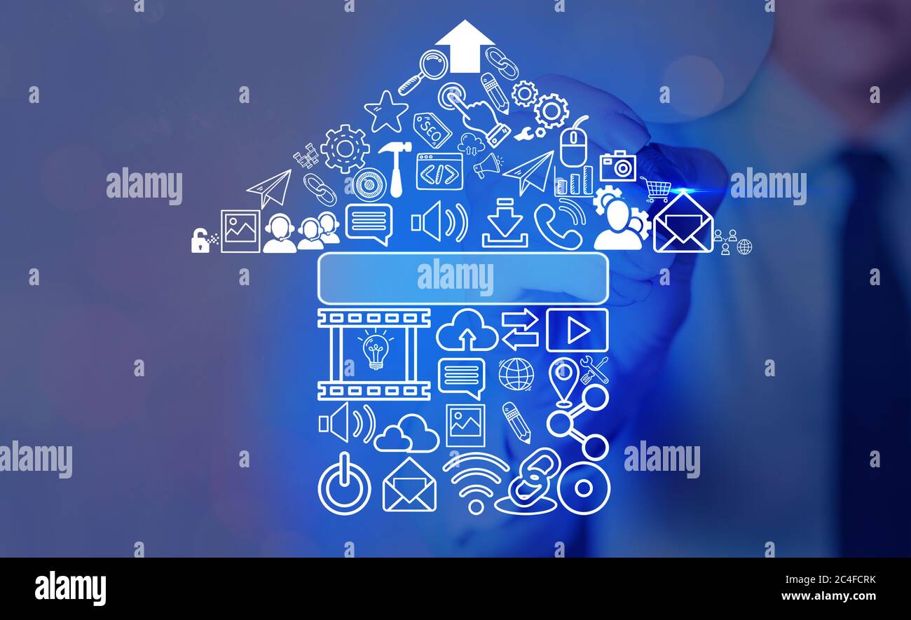 Information Digital Technology Network Connection Infographic Elements ...