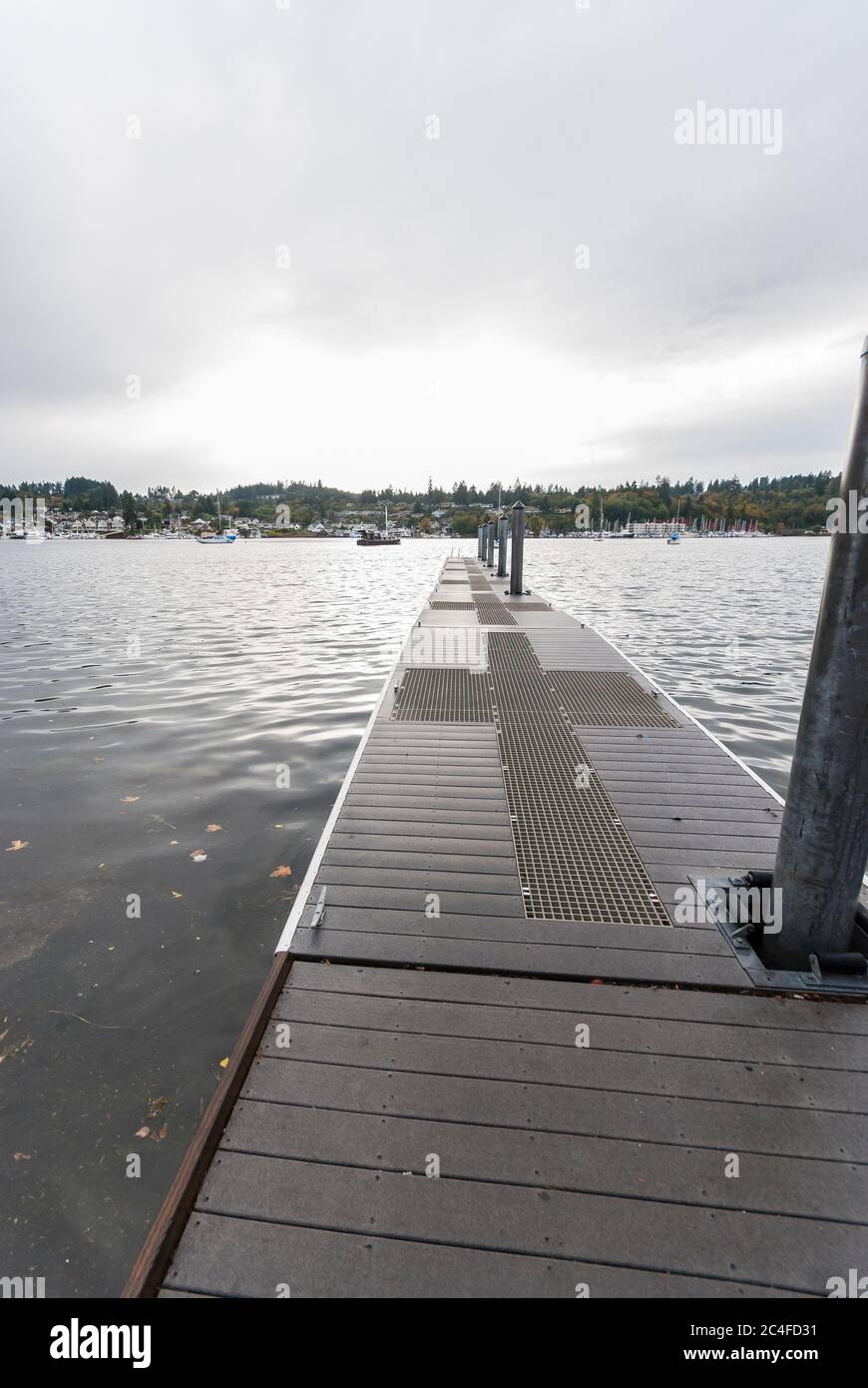 A floating dock in Gig Harbor, Washington Stock Photo Alamy