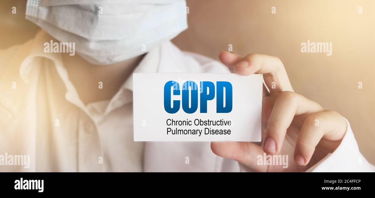 CORD Abbreviation Meaning Chronic Obstructive Pulmonary Disease On A Card In Hand Of Doctor 