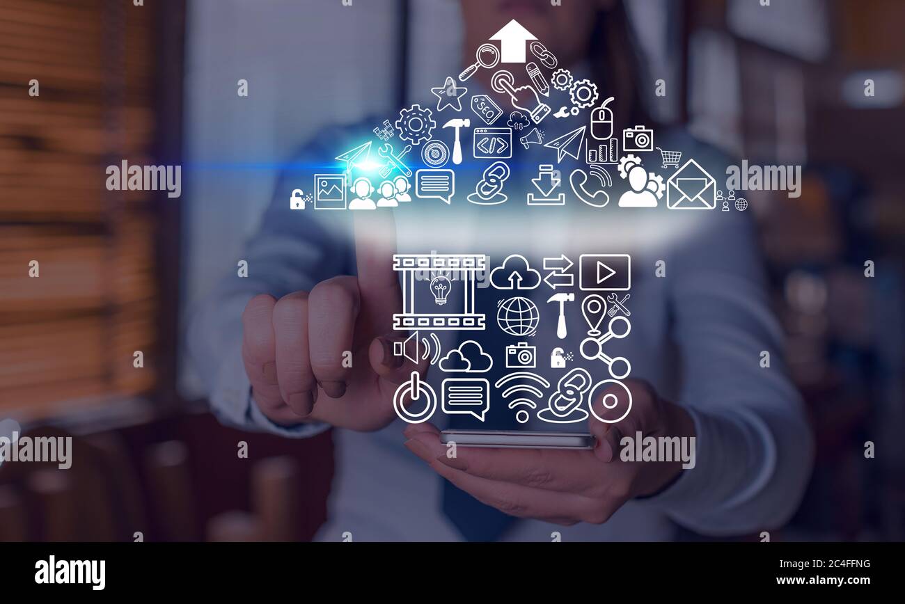 Information Digital Technology Network Connection Infographic Elements ...