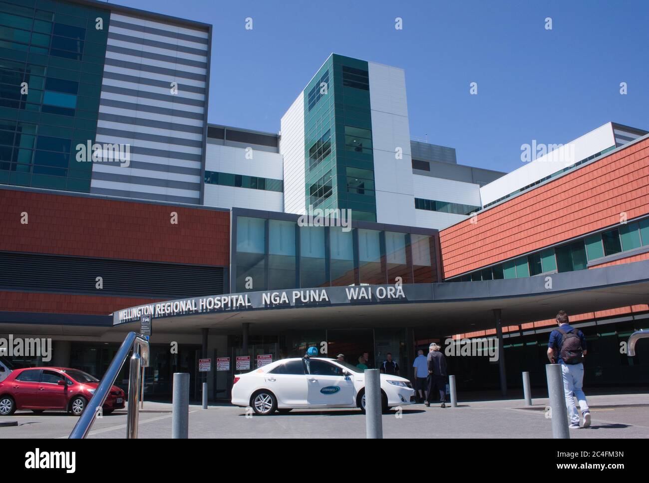 Wellington New Zealand - Nov 3 2017:  Wellington Regional Hospital. Stock Photo