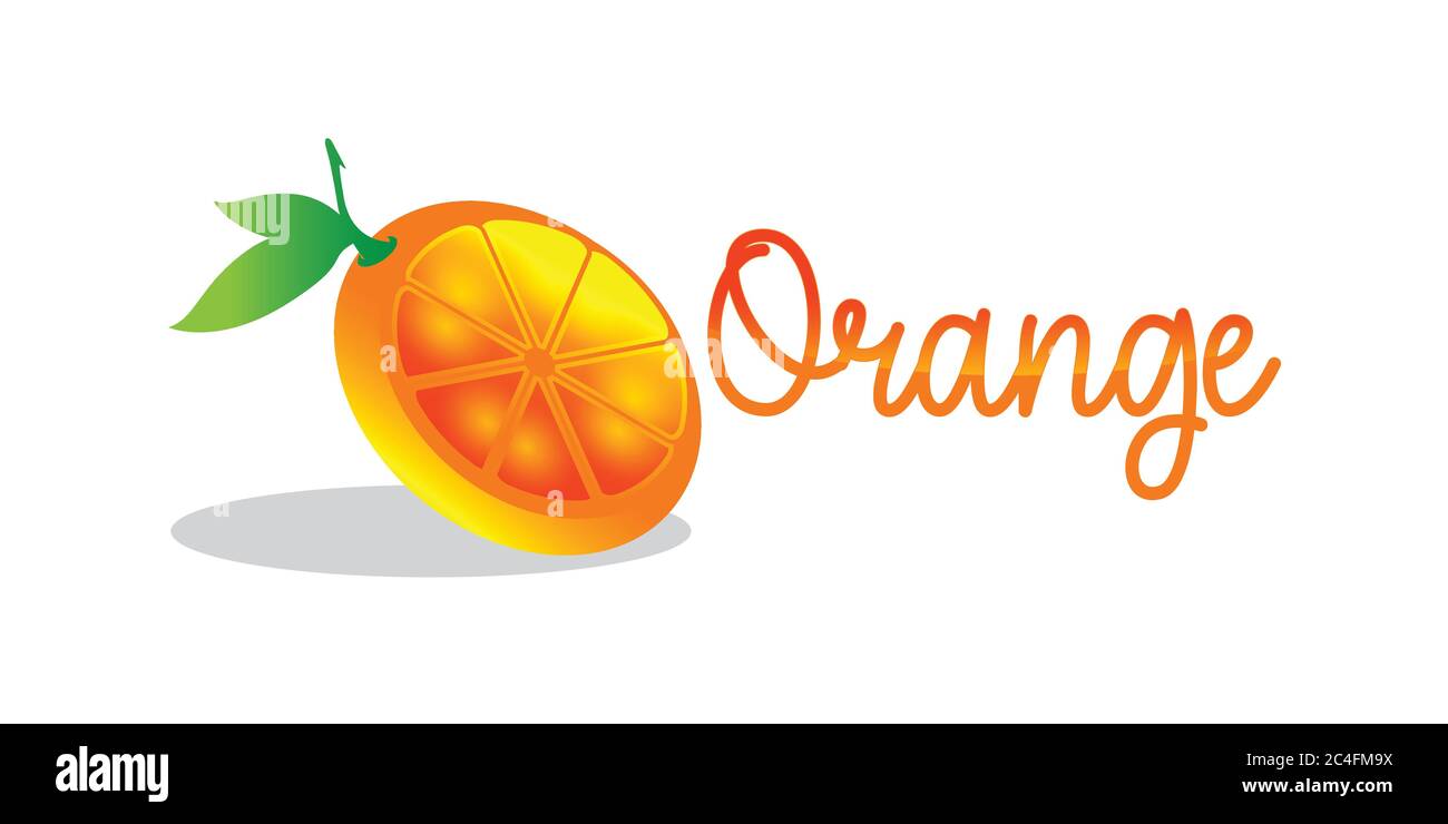 Fresh orange juice splash banner with apteitic drops from condensation