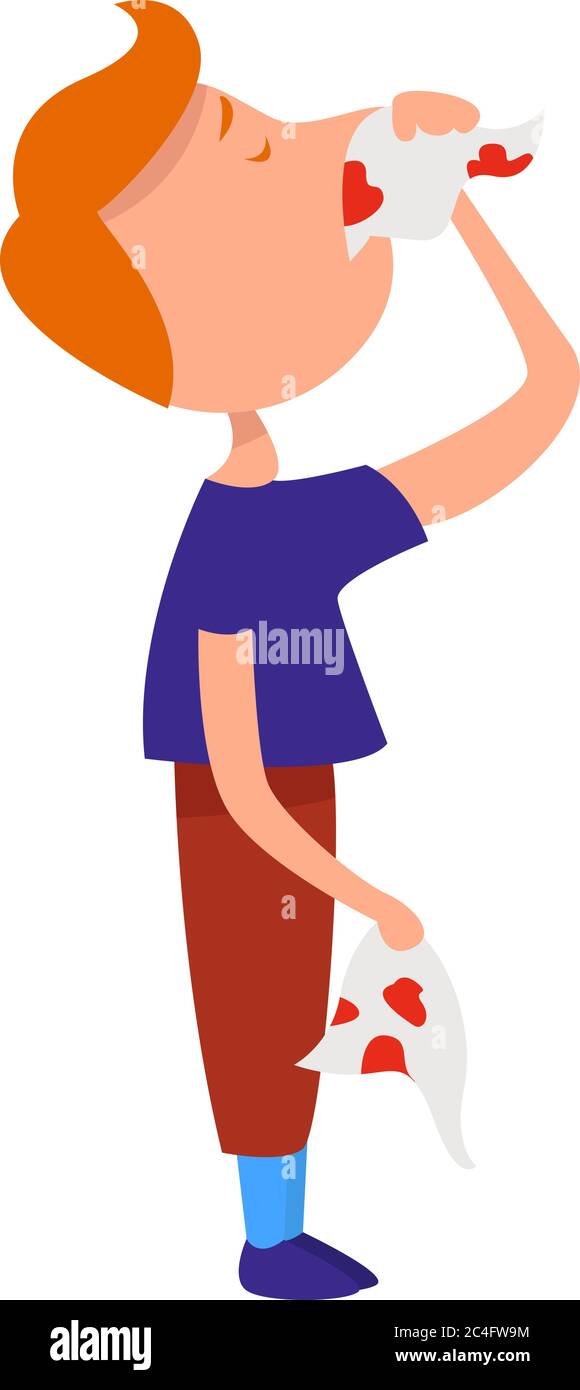 Nose bleed Stock Vector Images - Alamy