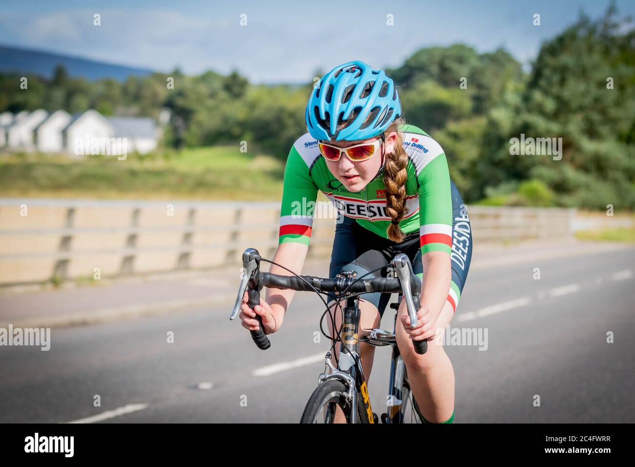 Molly Evans, Cycle Racing, Scotland Stock Photo - Alamy