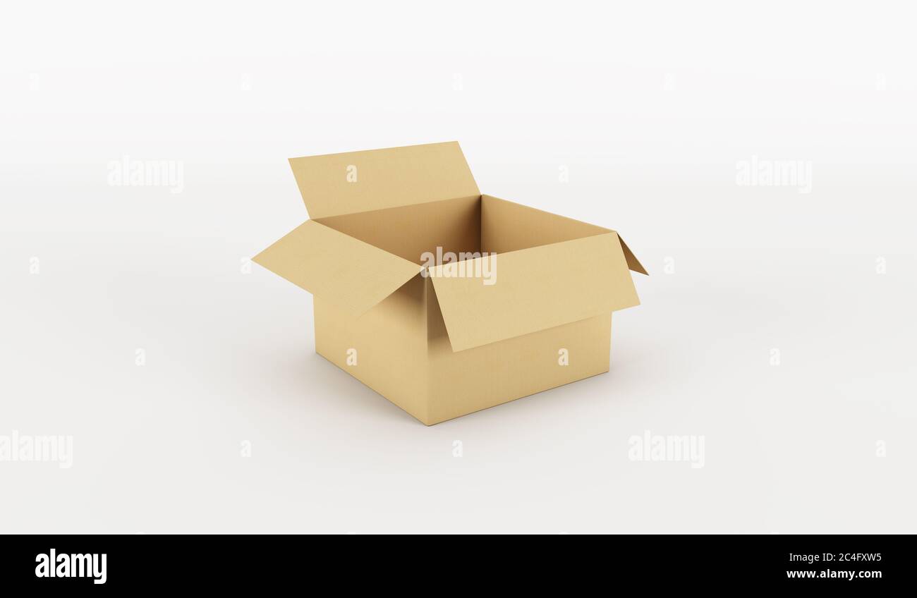 Open Box Render Open box delivery order hi-res stock photography and images - Alamy