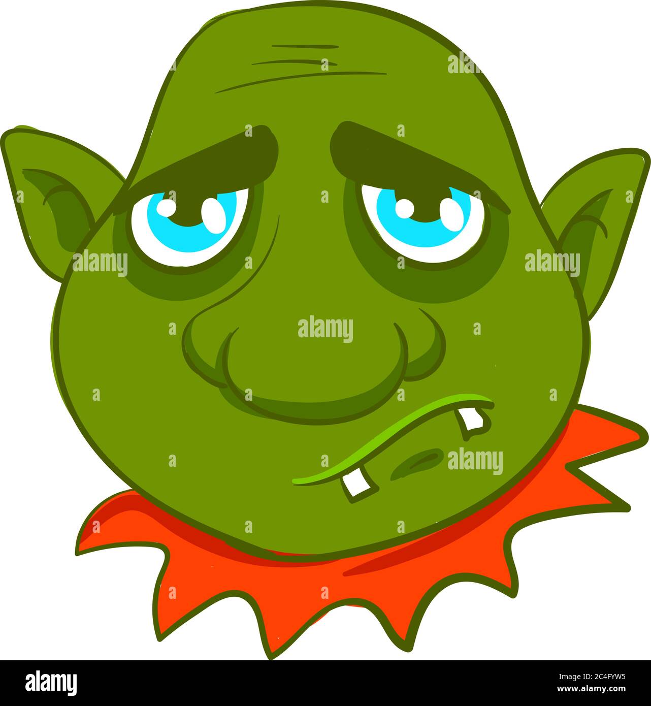 Creepy happy troll face | Greeting Card