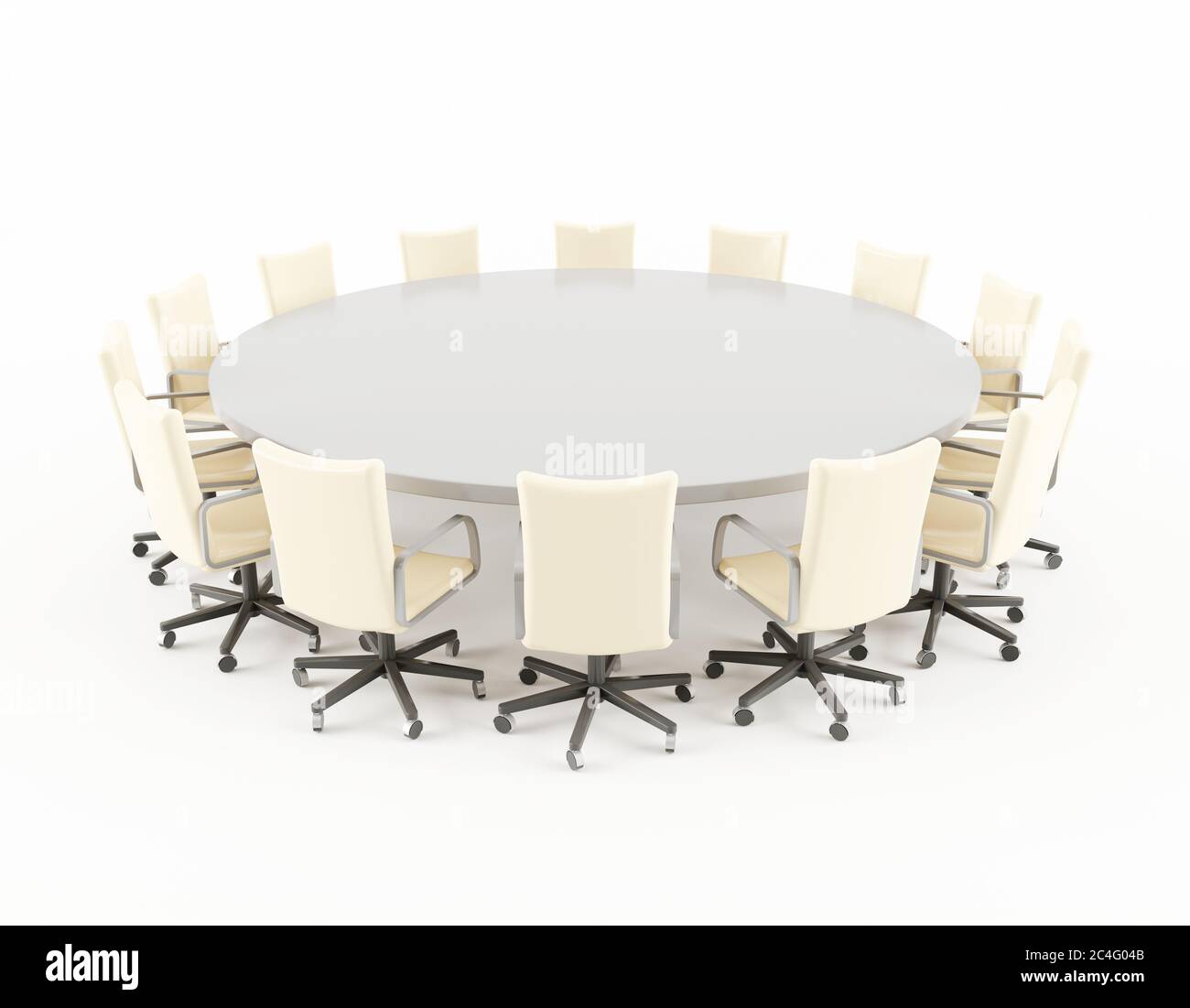 Business round table Stock Photo