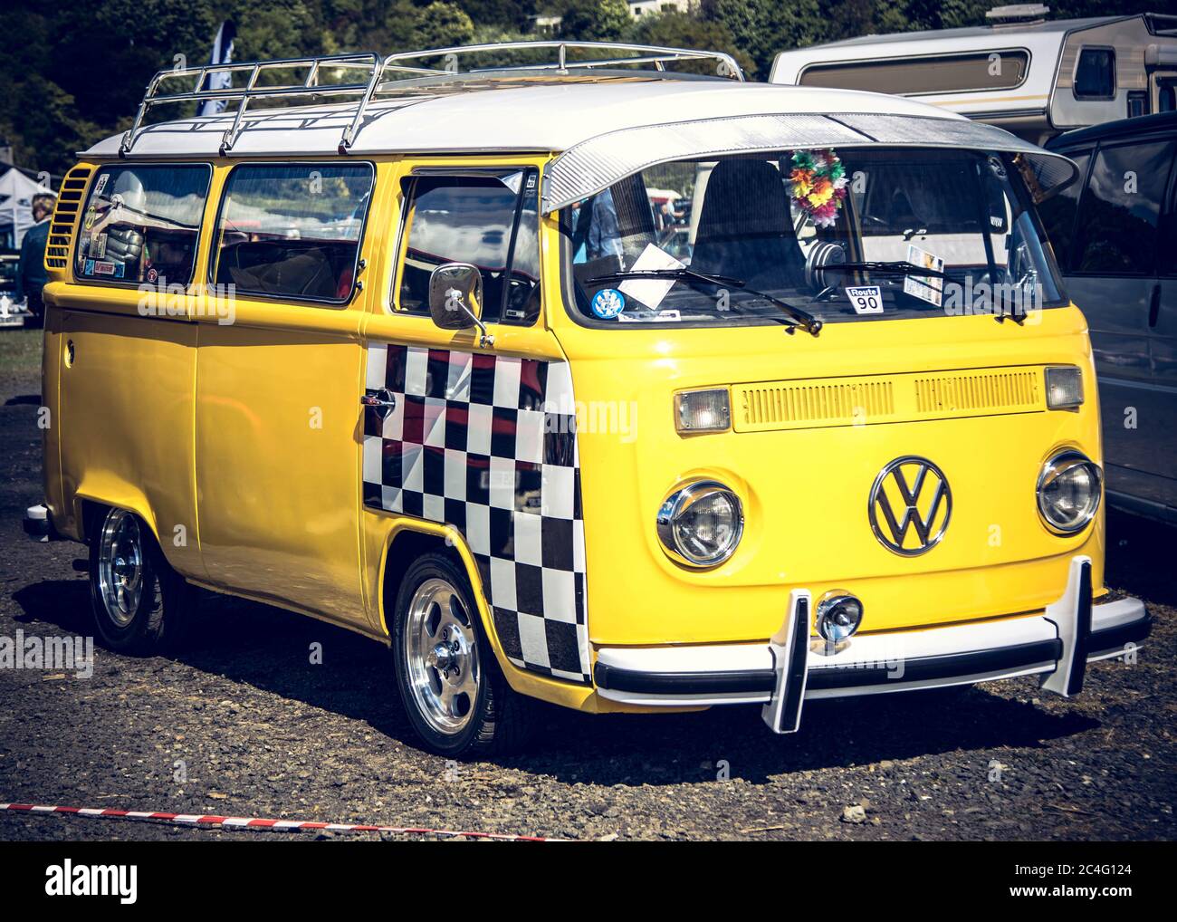 Volkswagen Camper Van Stock Photo