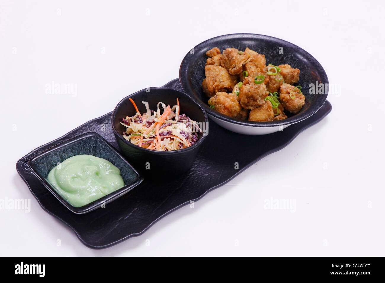 chicken karaage, japanese marinated and deep fried chicken cubes