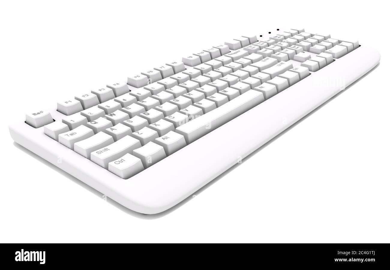 Standard US Computer keyboard Stock Photo Alamy