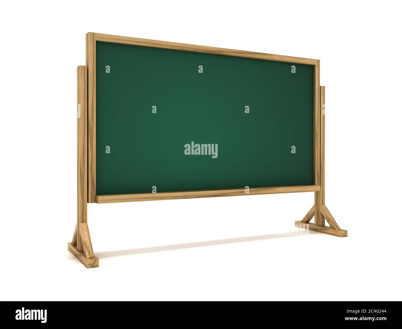 Green school chalkboard Stock Photo Alamy