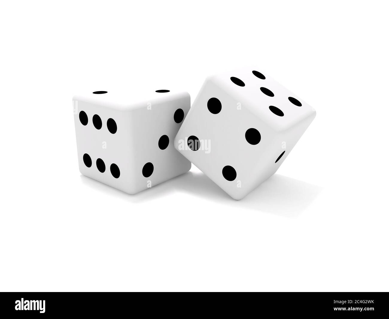 Rolling dice Stock Photo Alamy