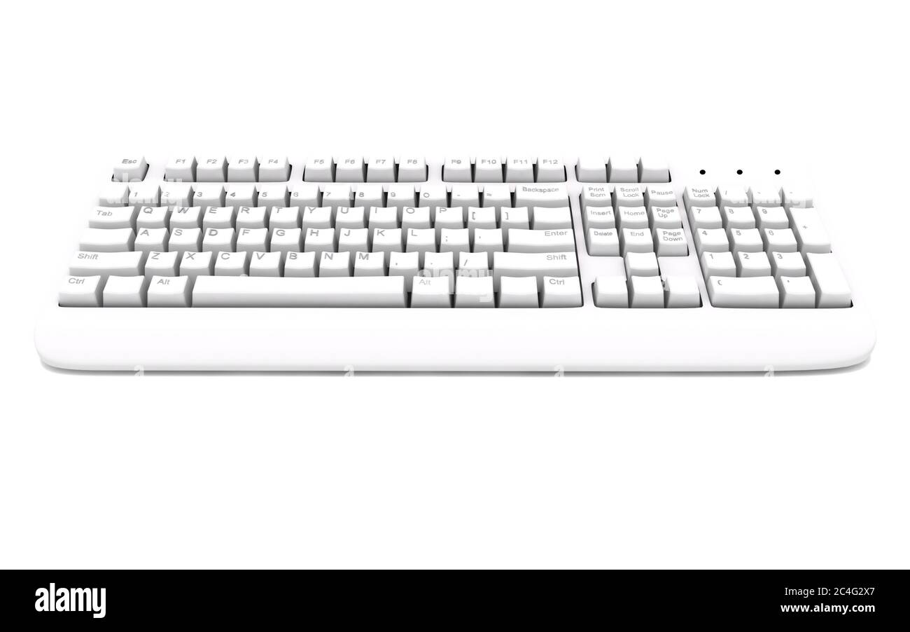 Standard Us Computer Keyboard Stock Photo Alamy