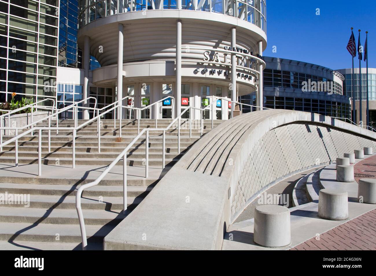 Salt Palace Convention Center, Salt Lake City, Utah, USA, North America Stock Photo