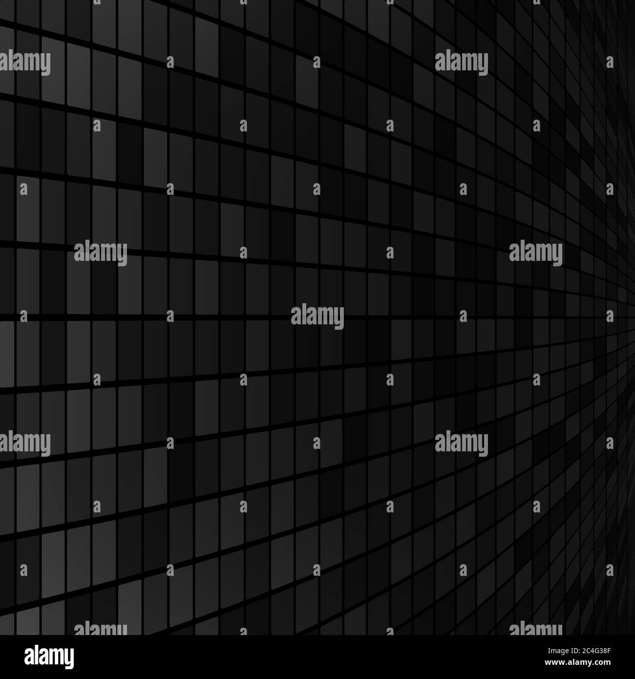 Abstract background of small squares or pixels in black and gray colors ...