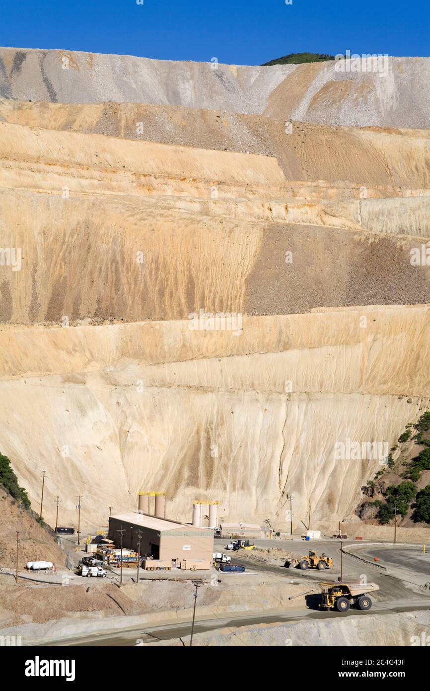 Bingham Canyon Copper Mine, Salt Lake City, Utah, USA, North America Stock Photo