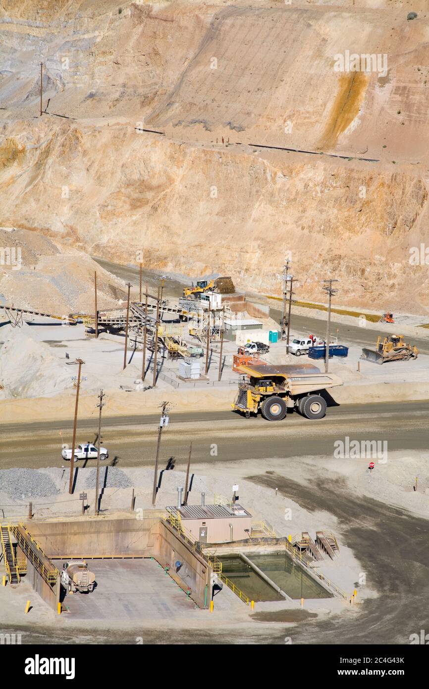 Bingham Canyon Copper Mine, Salt Lake City, Utah, USA, North America Stock Photo