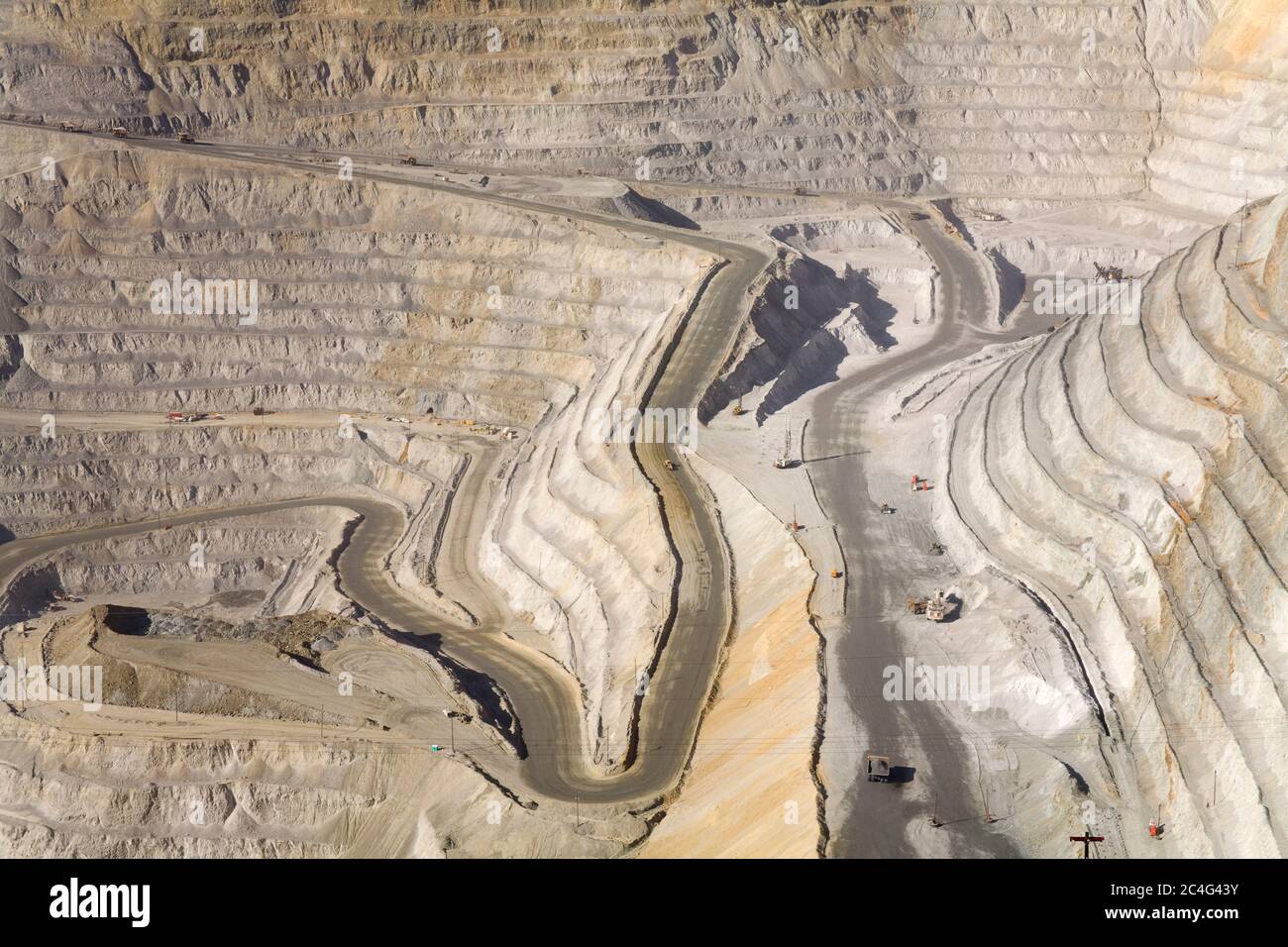 Bingham Canyon Copper Mine, Salt Lake City, Utah, USA, North America Stock Photo