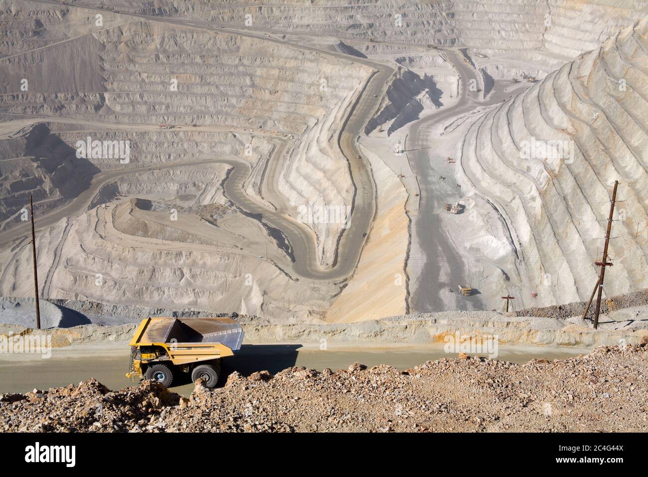 Bingham Canyon Copper Mine, Salt Lake City, Utah, USA, North America Stock Photo