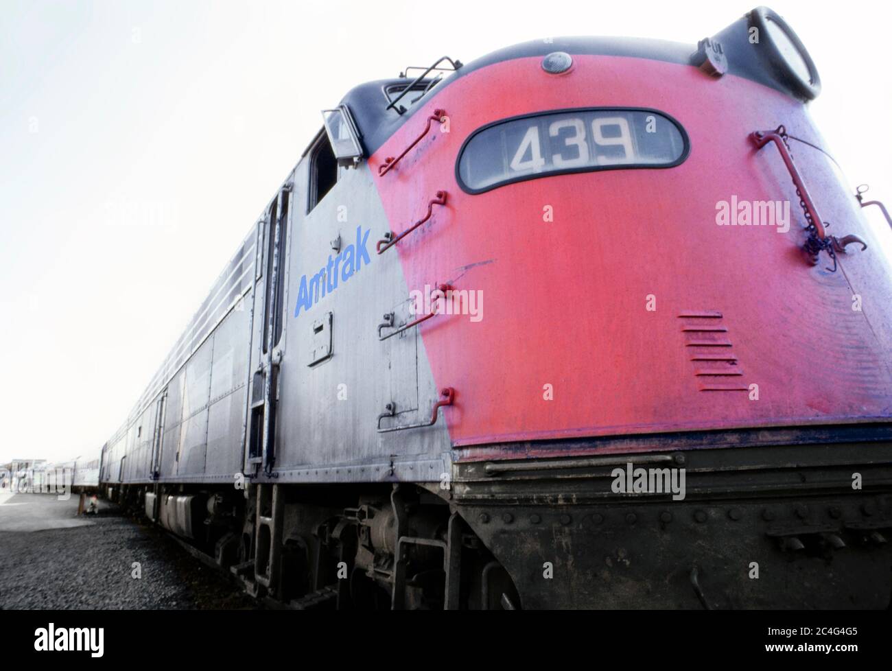 Amtrak Train Stock Photo