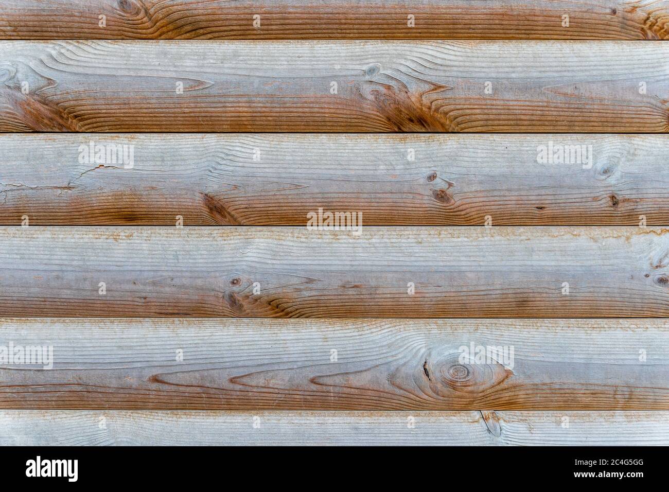 horizontal pine wood planks texture. abstract nature background with surface wooden pattern panels. free space for add picture and illustration for Stock Photo