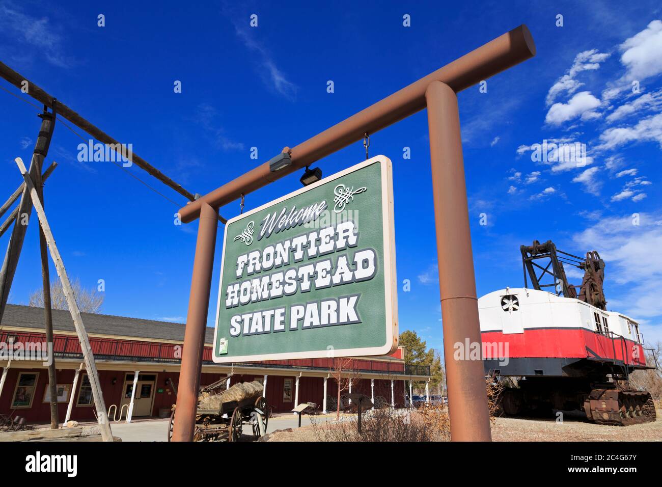 Frontier homestead state park museum hires stock photography and