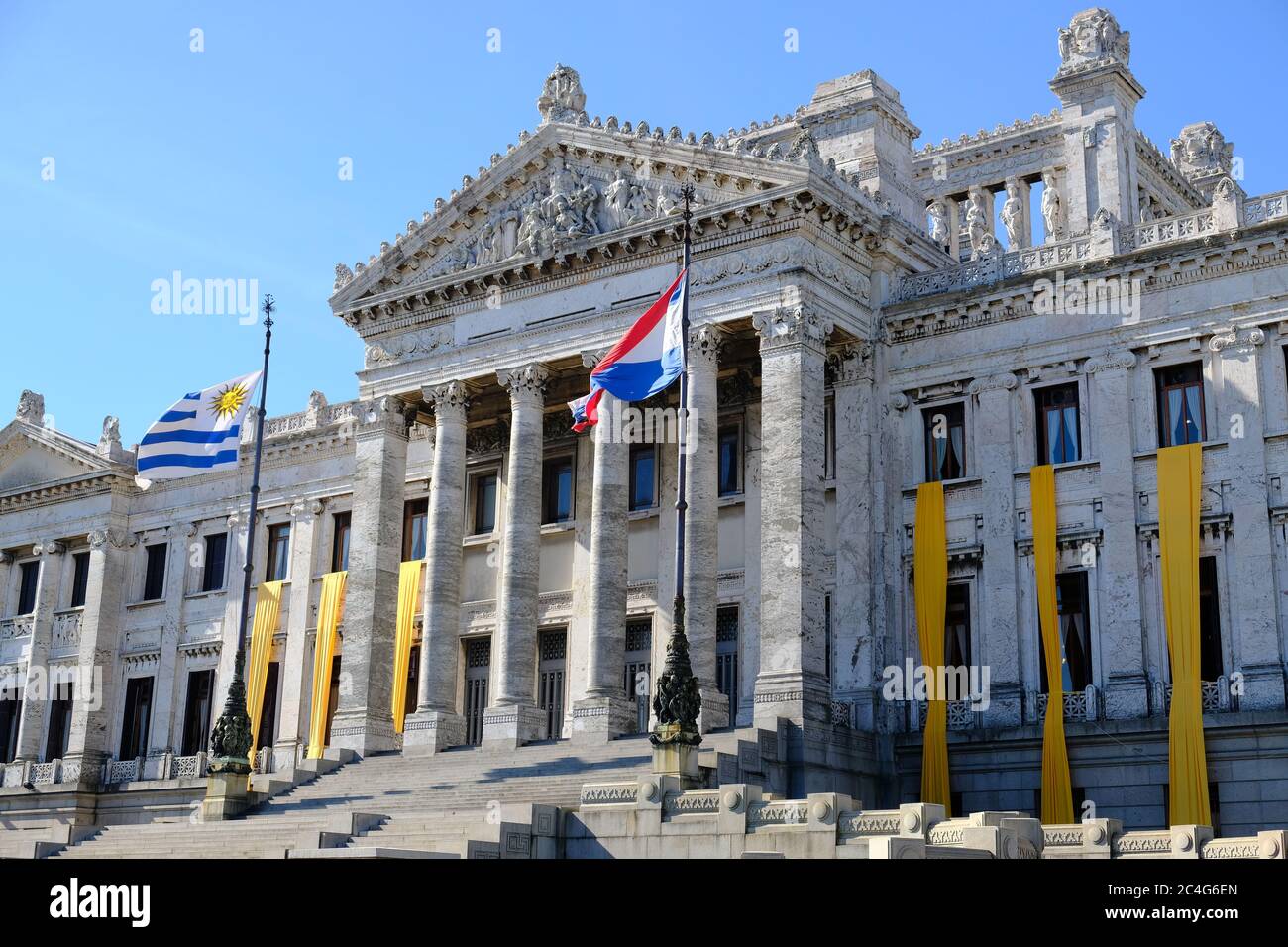 Uruguay Montevideo - Palacio Legislativo - Legislative Palace Stock Photo