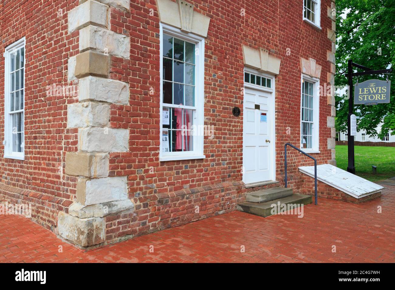 Historic Lewis Store, Fredericksburg, Virginia, USA Stock Photo Alamy