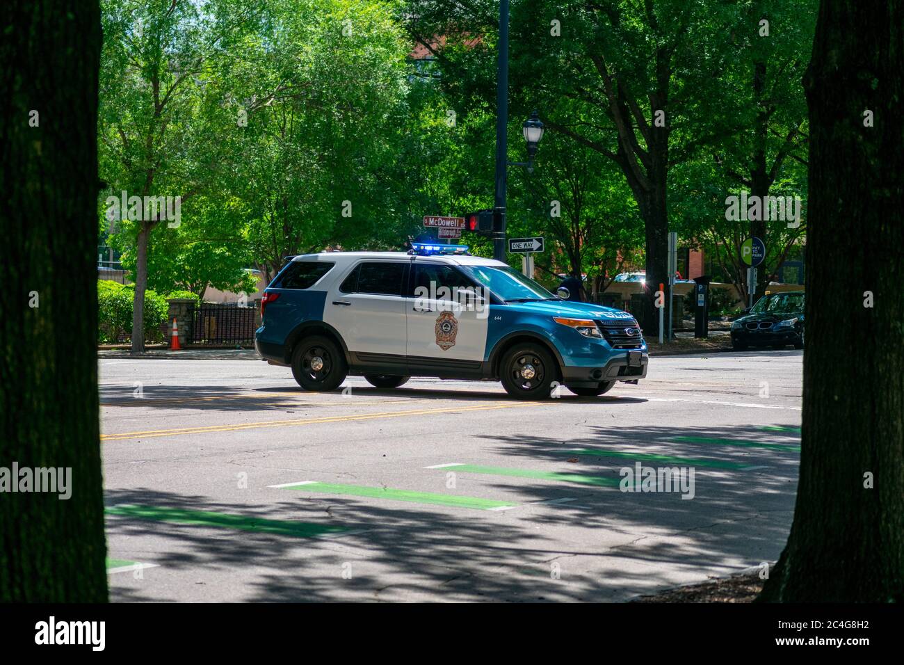 Raleigh, NC Police Car Stock Photo Alamy