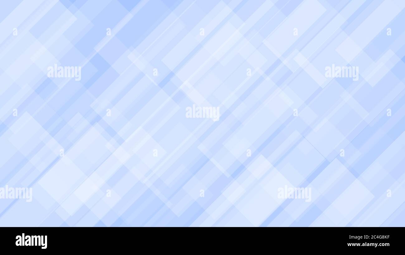 Abstract background of translucent rectangles in white and blue colors ...