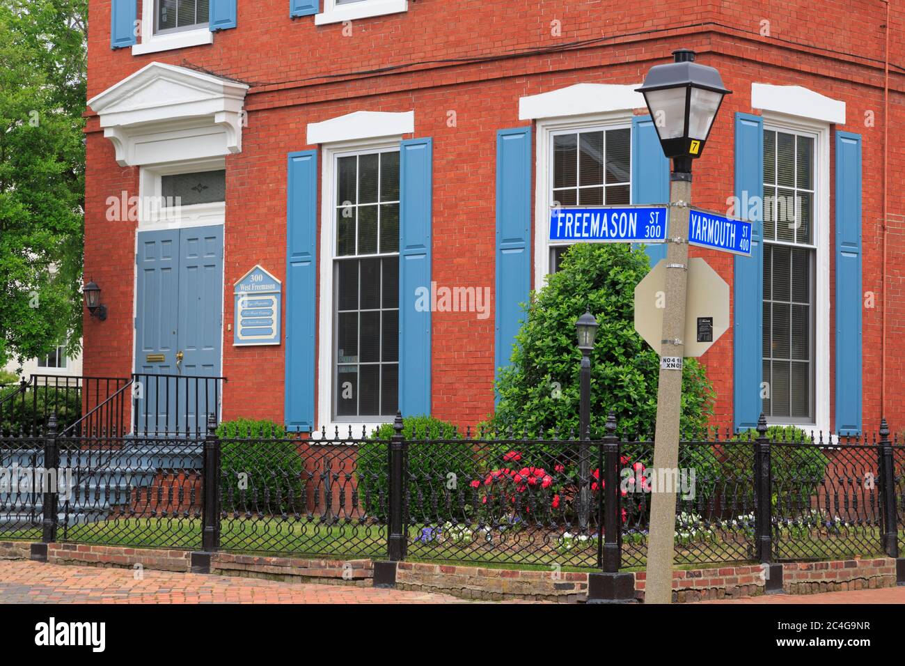 Freemason Historic District Norfolk Virginia Usa Stock Photo Alamy