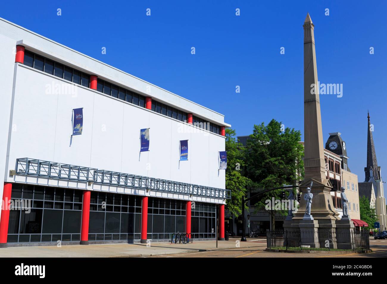 Confederate Monument, Portsmouth City, Norfolk Region, Virginia, USA Stock Photo