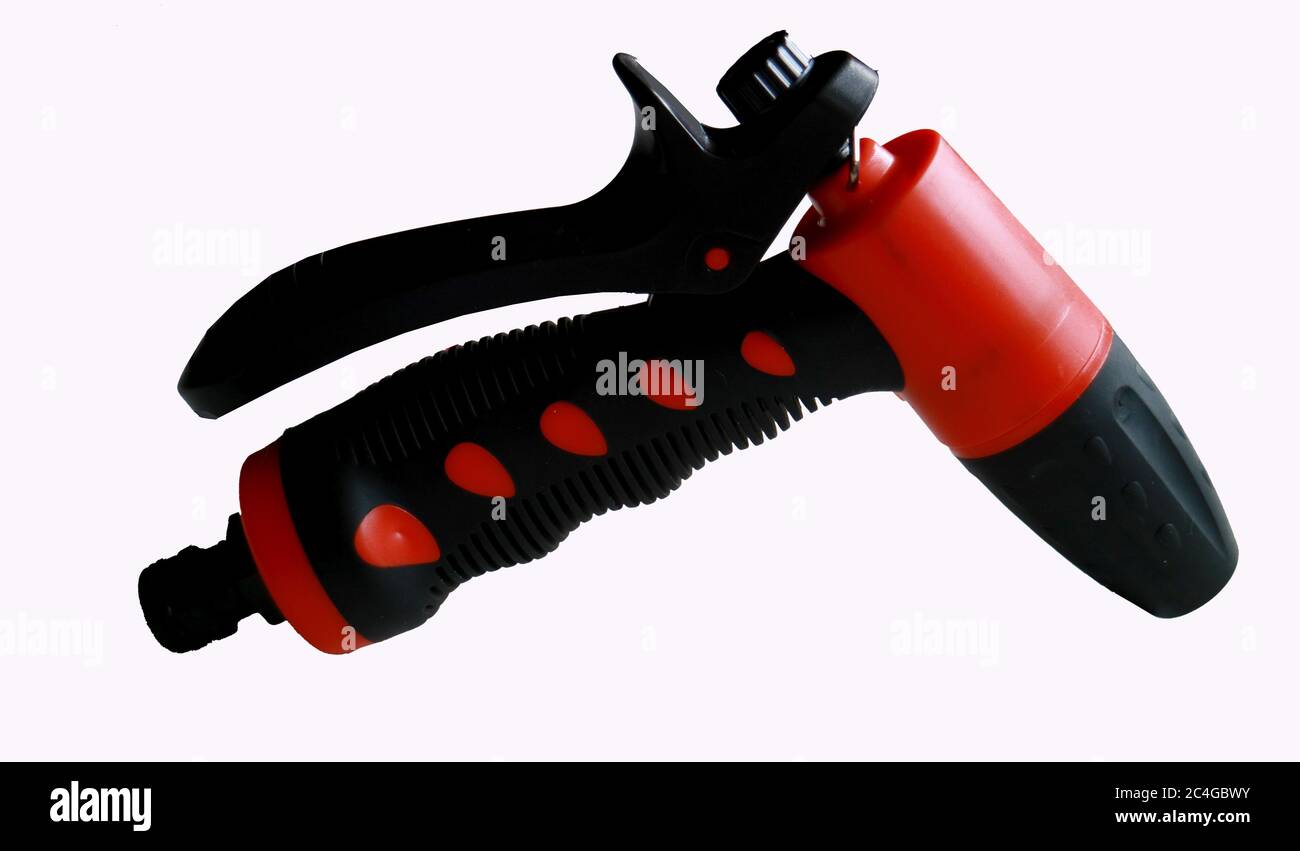 Water spray gun for car wash Stock Photo Alamy
