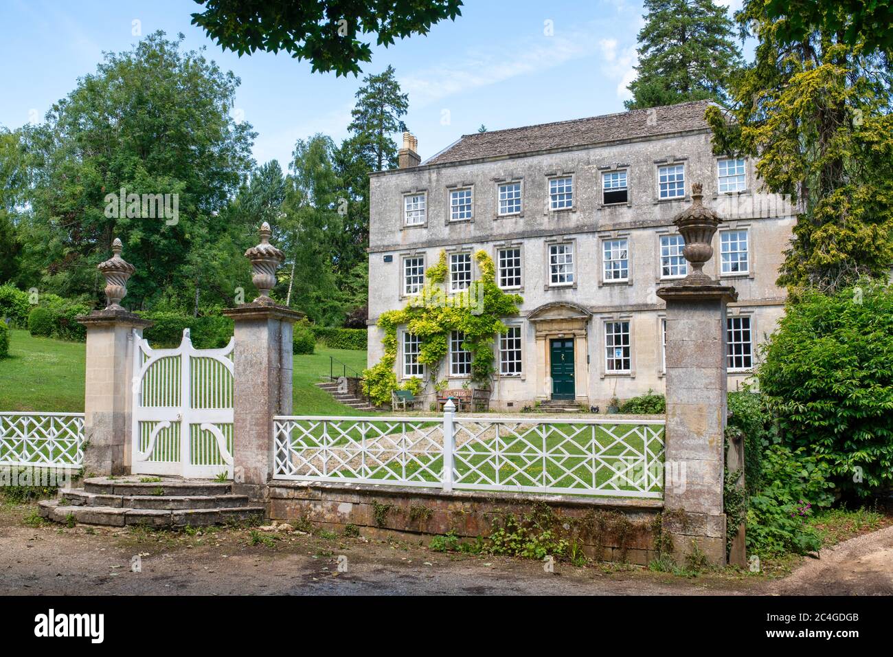Pitchcombe House. Pitchcombe, Cotswolds, Gloucestershire, England Stock Photo