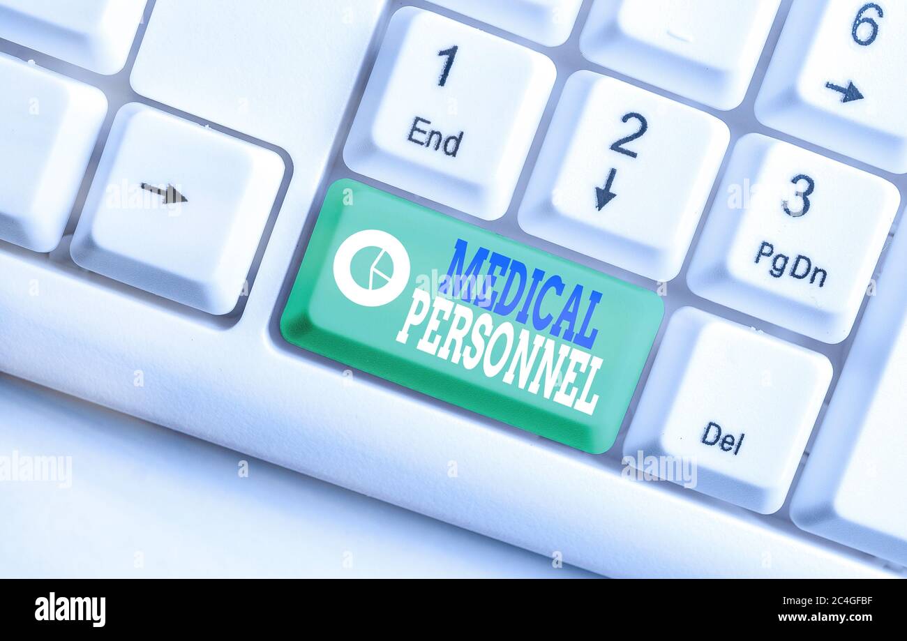 Handwriting text Medical Personnel. Conceptual photo trusted healthcare