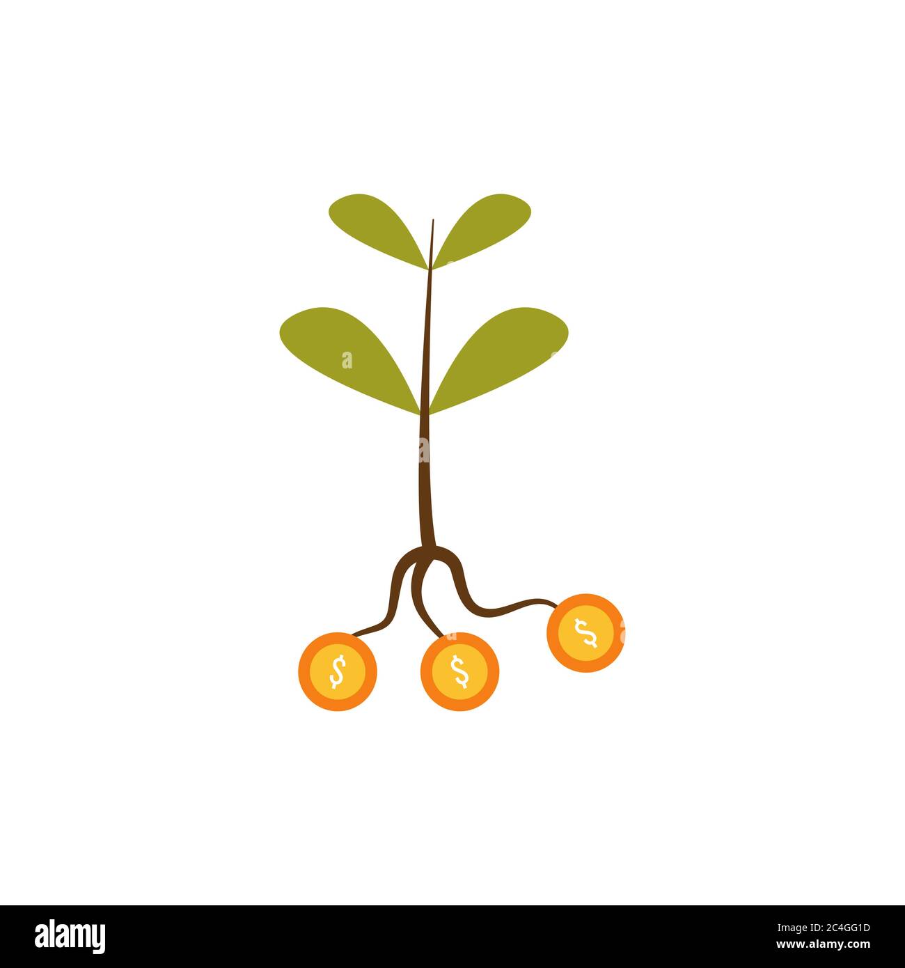 invest money vector design template illustration Stock Vector Image ...