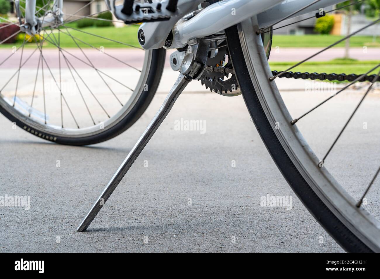 Diy bike kickstand sales