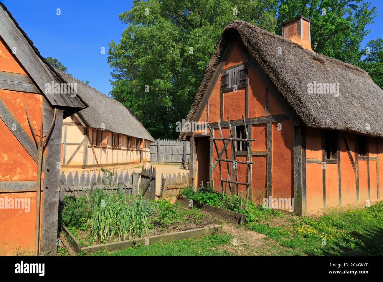 Jamestown Settlement Museum, Williamsburg, Virginia, USA Stock Photo
