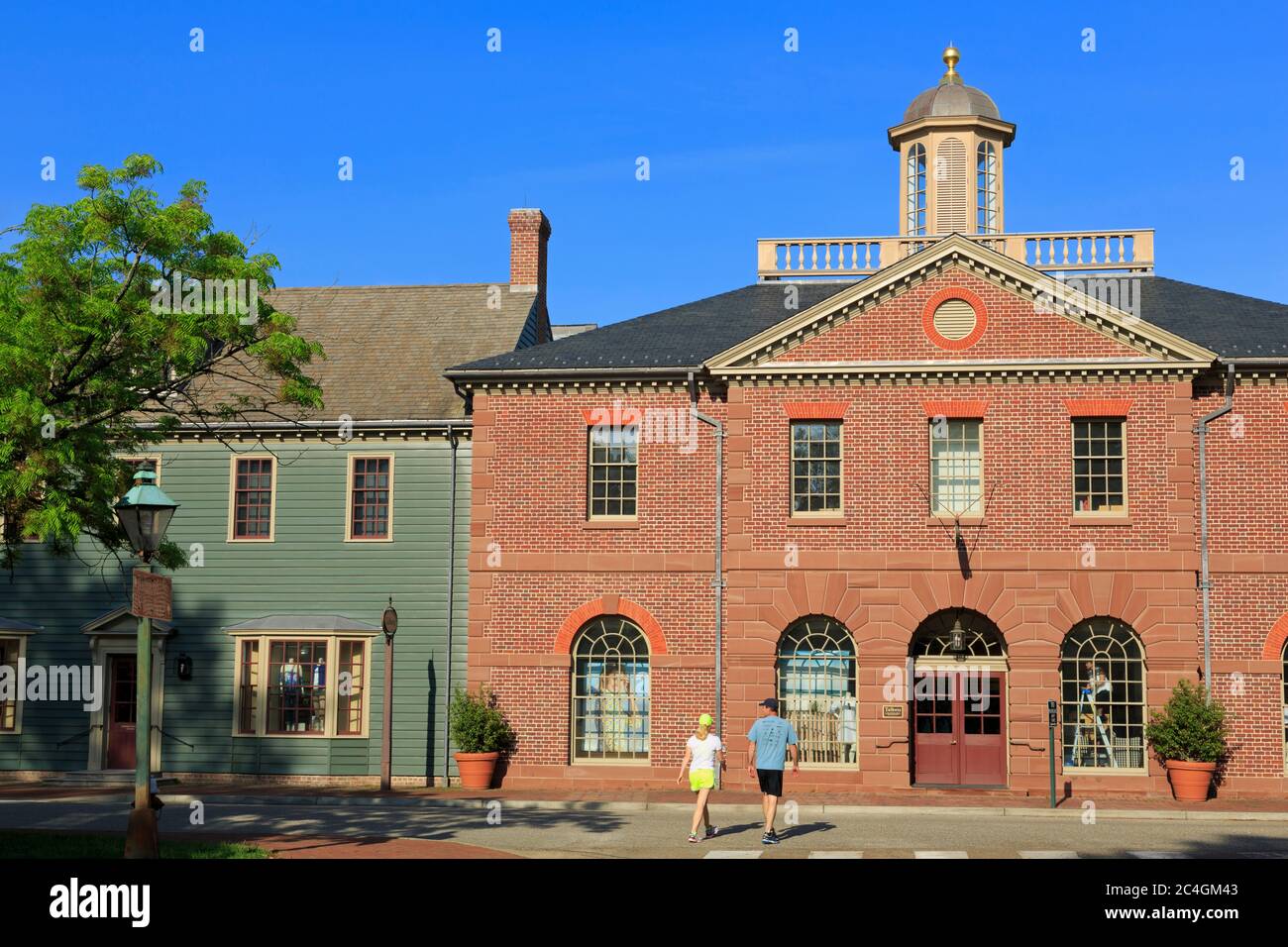 Merchant's Square in Williamsburg, Virginia, USA Stock Photo Alamy
