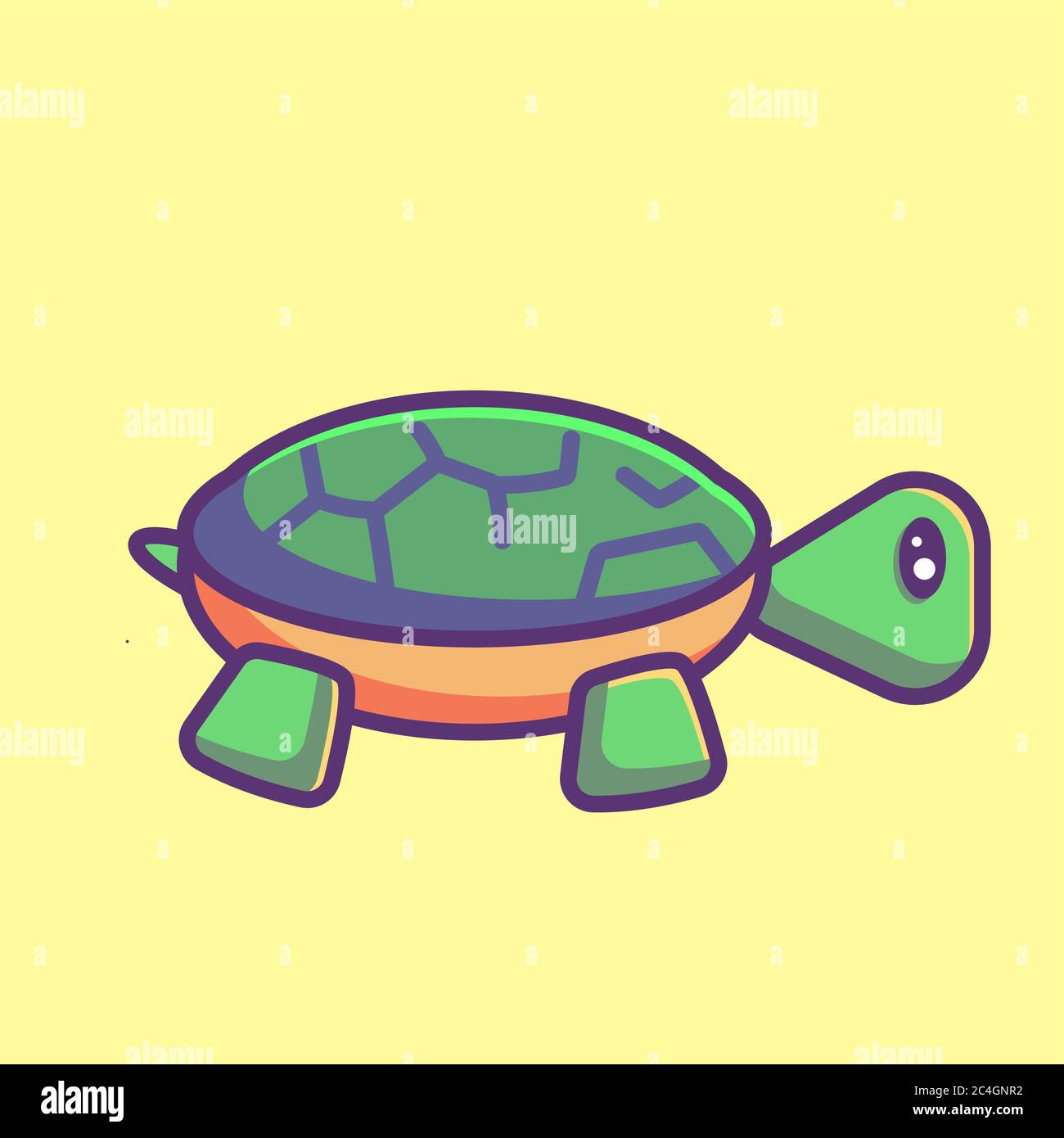 Set turtle character illustration Stock Vector Images - Alamy