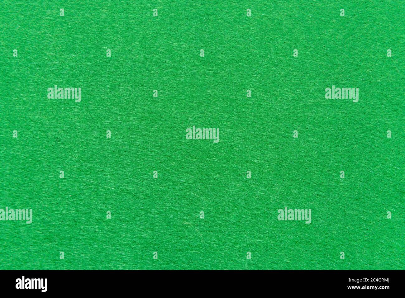 Texture of green felt fabric Stock Photo