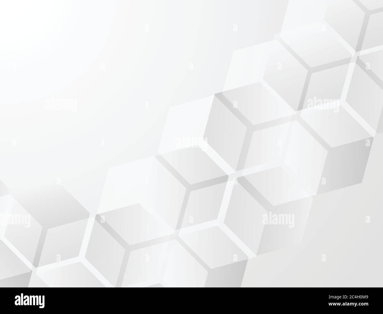 Abstract geometric white and gray polygon or lowpoly vector technology ...